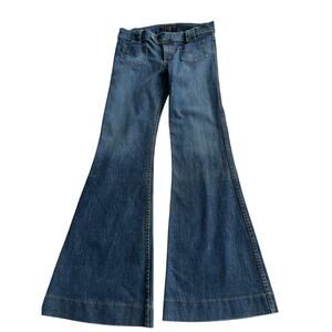 Juicy couture jeans denim Vtg USA boot cut low waisted size 30